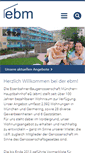 Mobile Screenshot of ebm-muenchen.de